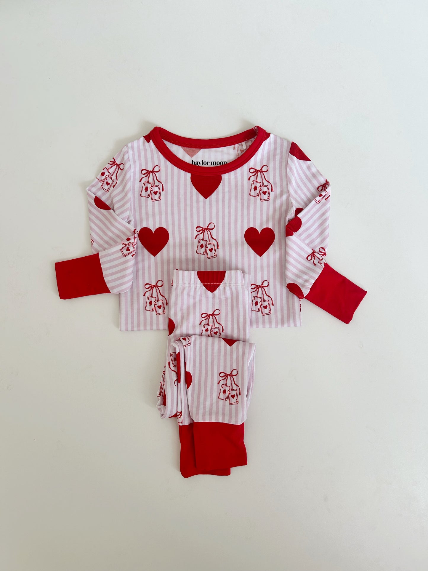 Ace Of Hearts | Bamboo Two Piece Pajamas
