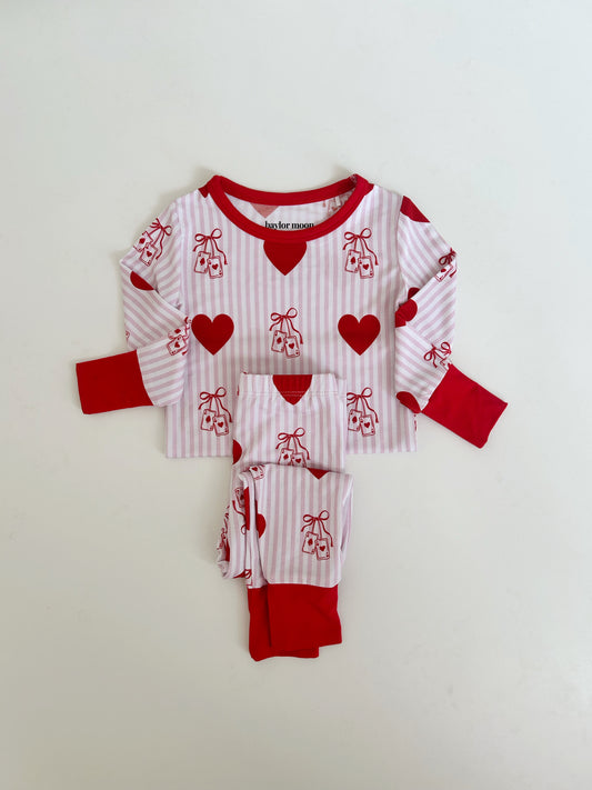 Ace Of Hearts | Bamboo Two Piece Pajamas