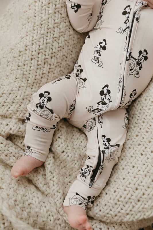 Steamboat Willie | Bamboo Zipper Pajamas