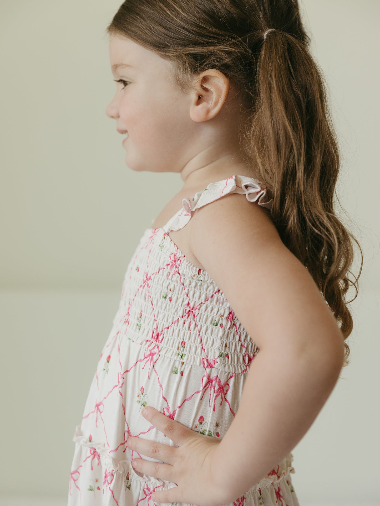 Berry Darling | Smocked Twirl Dress