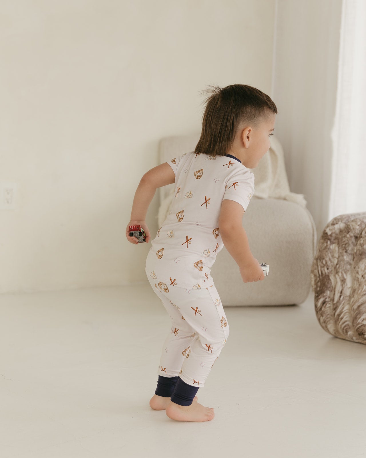 Baseball | Bamboo Short Sleeve Pajamas