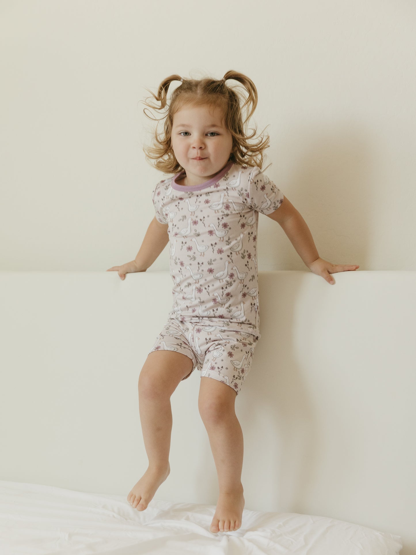Sweet Geese | Bamboo Short Set