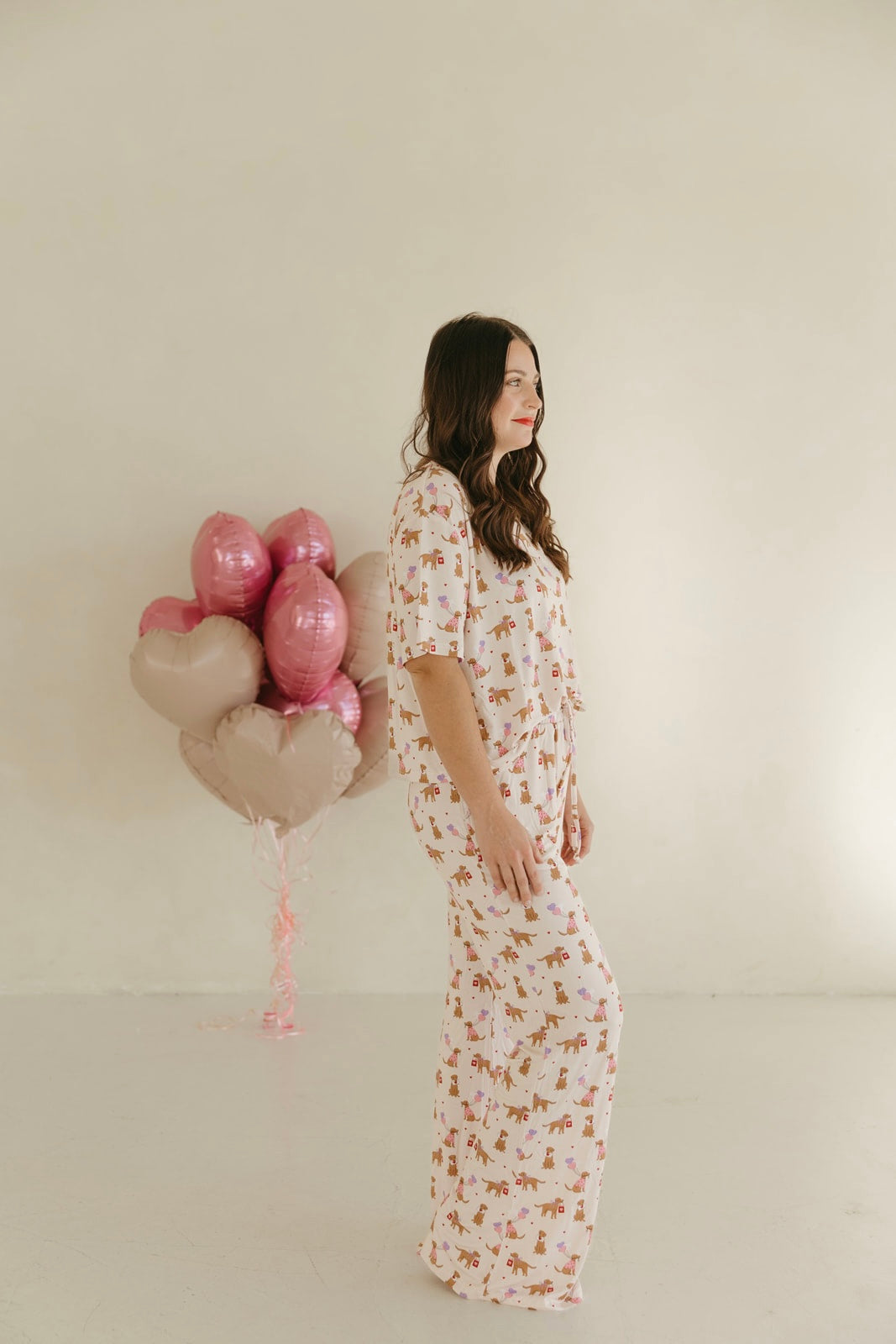 Puppy Love Letters | Bamboo Women's Pajama Set