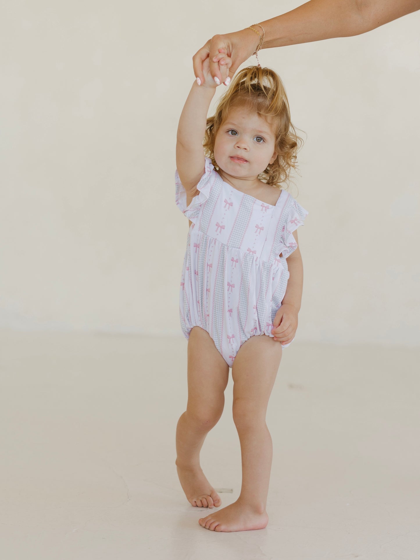 Gingham & Bows | Ruffle Romper