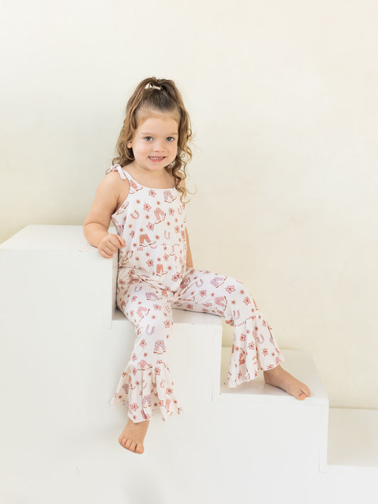 Cowgirl | Bamboo Bell Romper