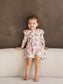 Fall Floral (Ribbed) | Bamboo Flutter Twirl Dress with Bodysuit