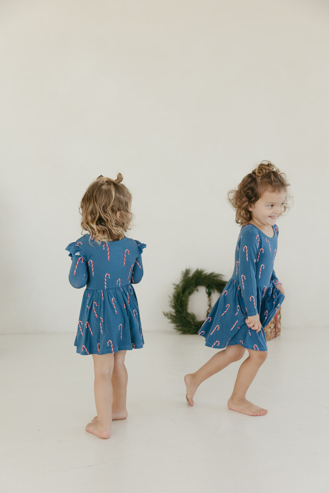 Candy Cane Lane | Long Sleeve Twirl Dress