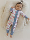 America's Sweetheart | Bamboo Ruffle Zipper Pajamas