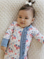 America's Sweetheart | Bamboo Ruffle Zipper Pajamas