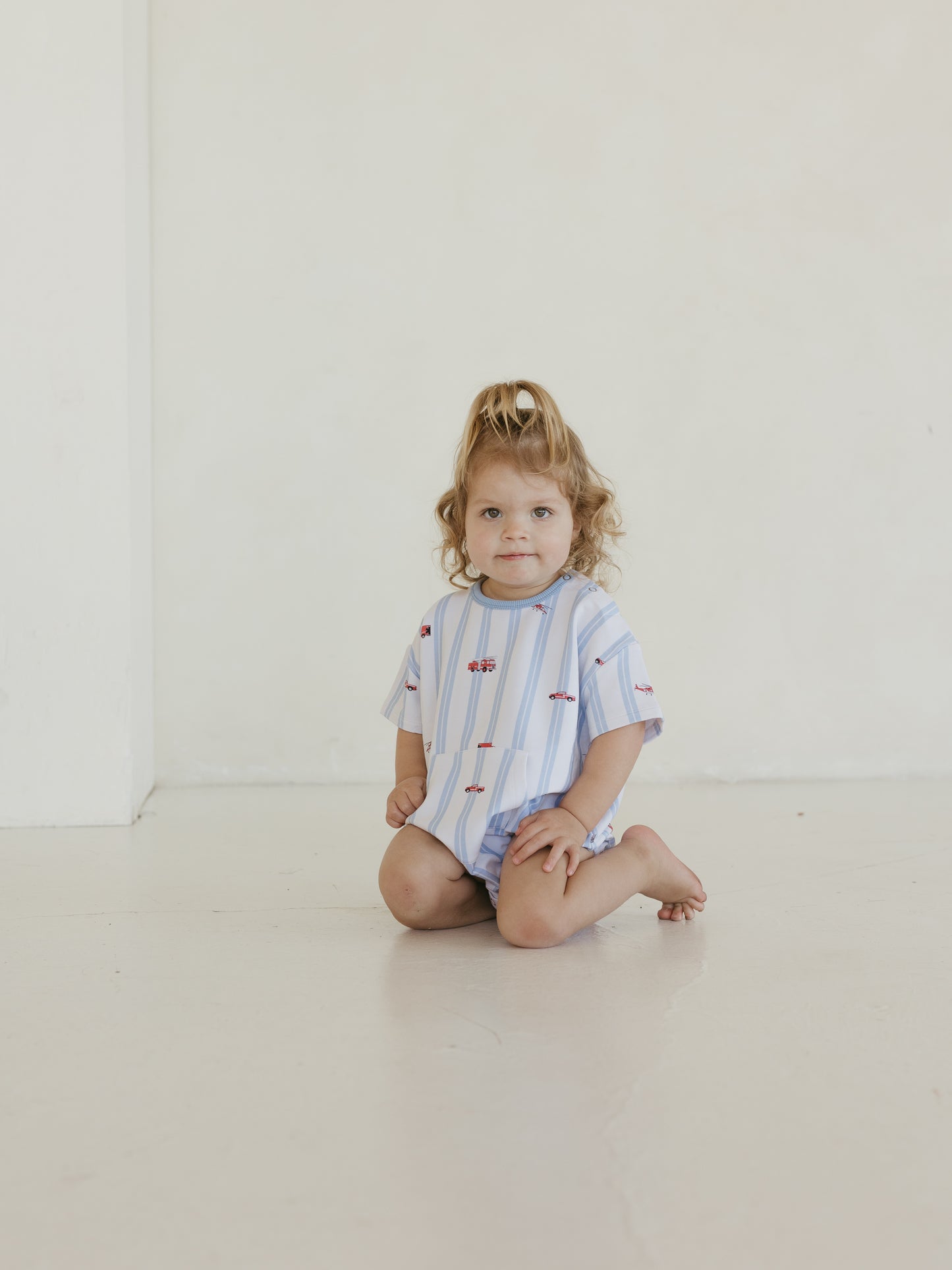 Fire Trucks | Terry Bubble Romper