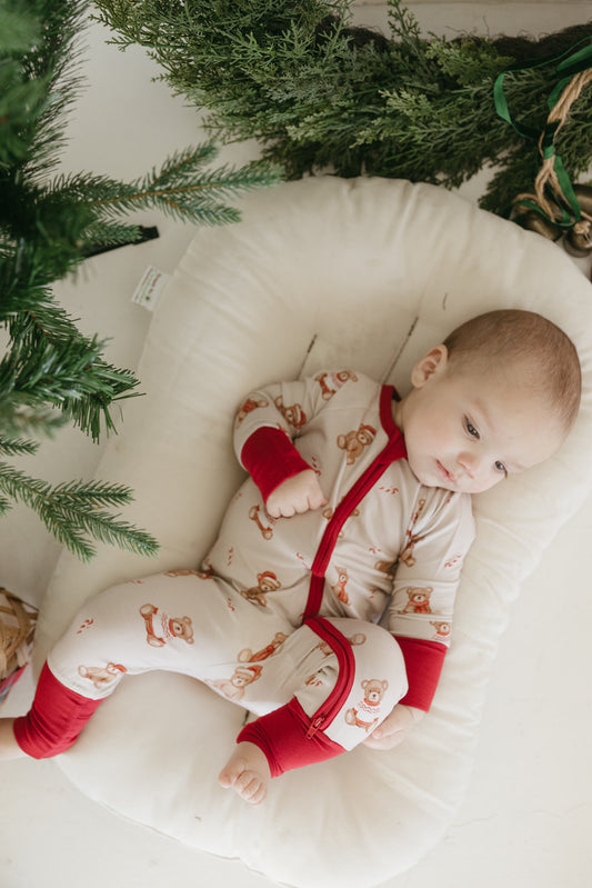 Beary Merry | Bamboo Zipper Pajamas