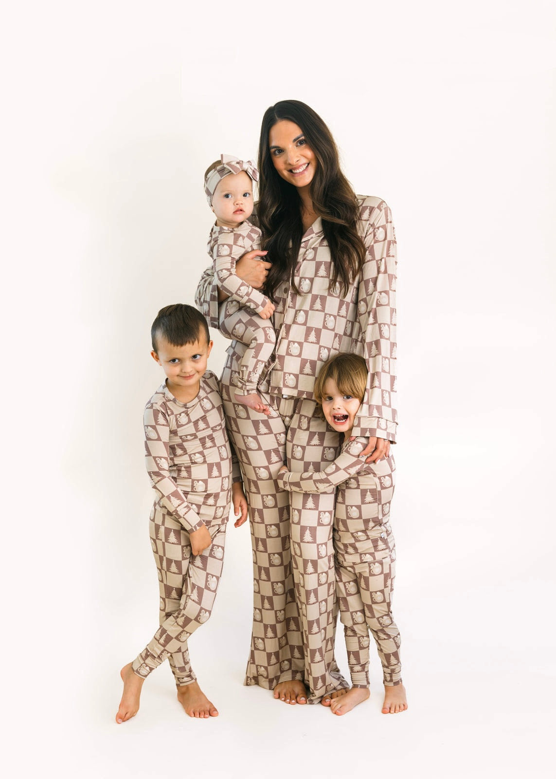 Festive Checkerboard | Bamboo Women's Flare Set