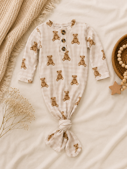 Heirloom Teddy | Bamboo Knotted Gown