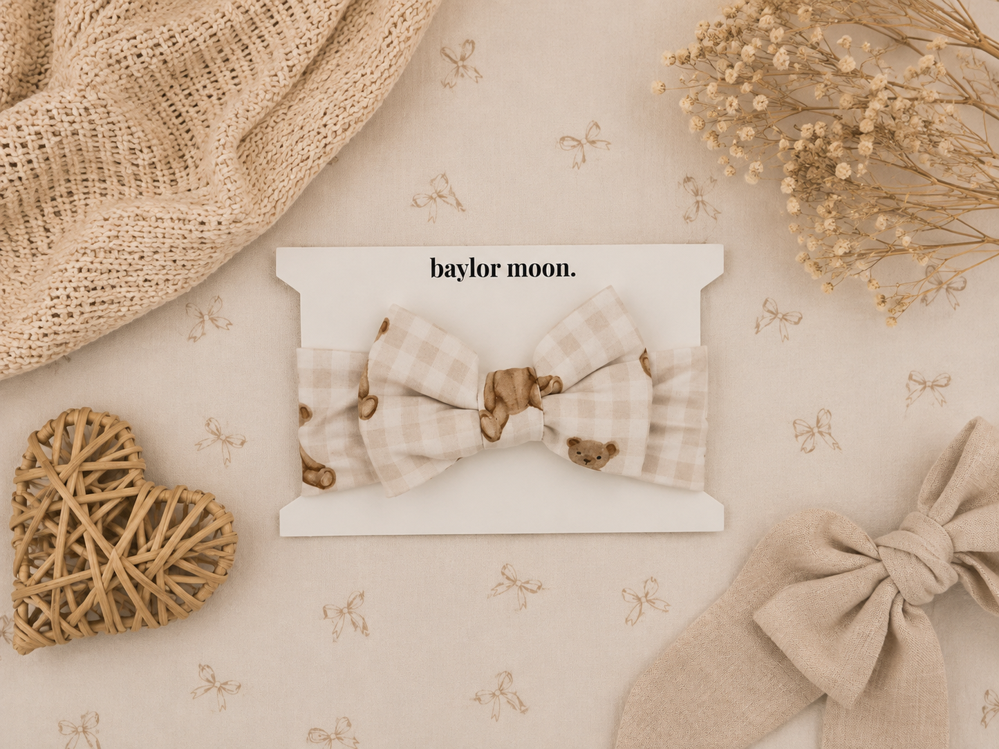 Heirloom Teddy | Bamboo Head Wrap