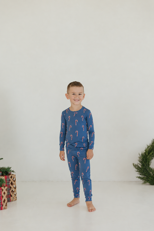 Candy Cane Lane | Bamboo Two Piece Pajamas