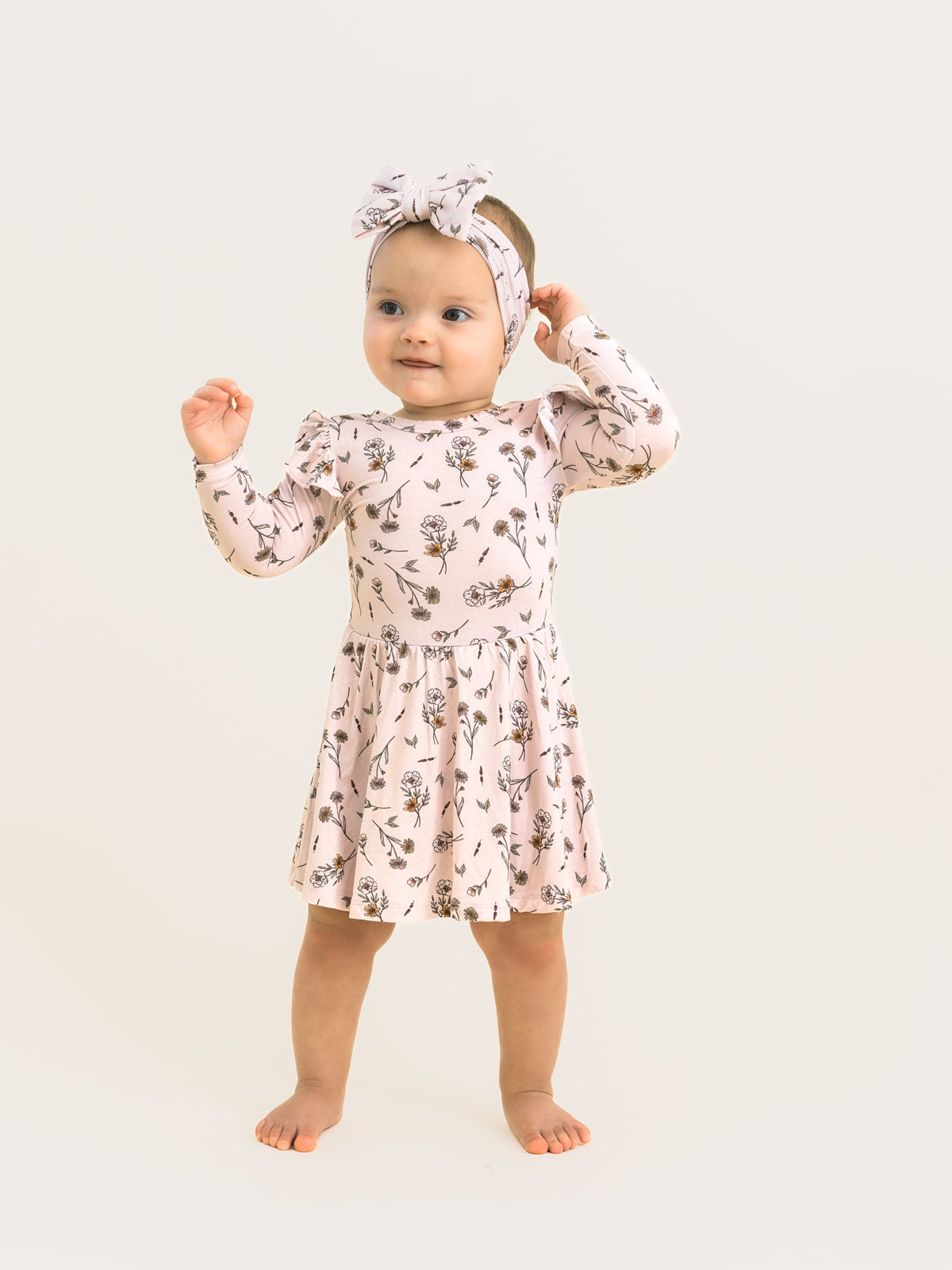 Lennon Floral | Bamboo Twirl Dress